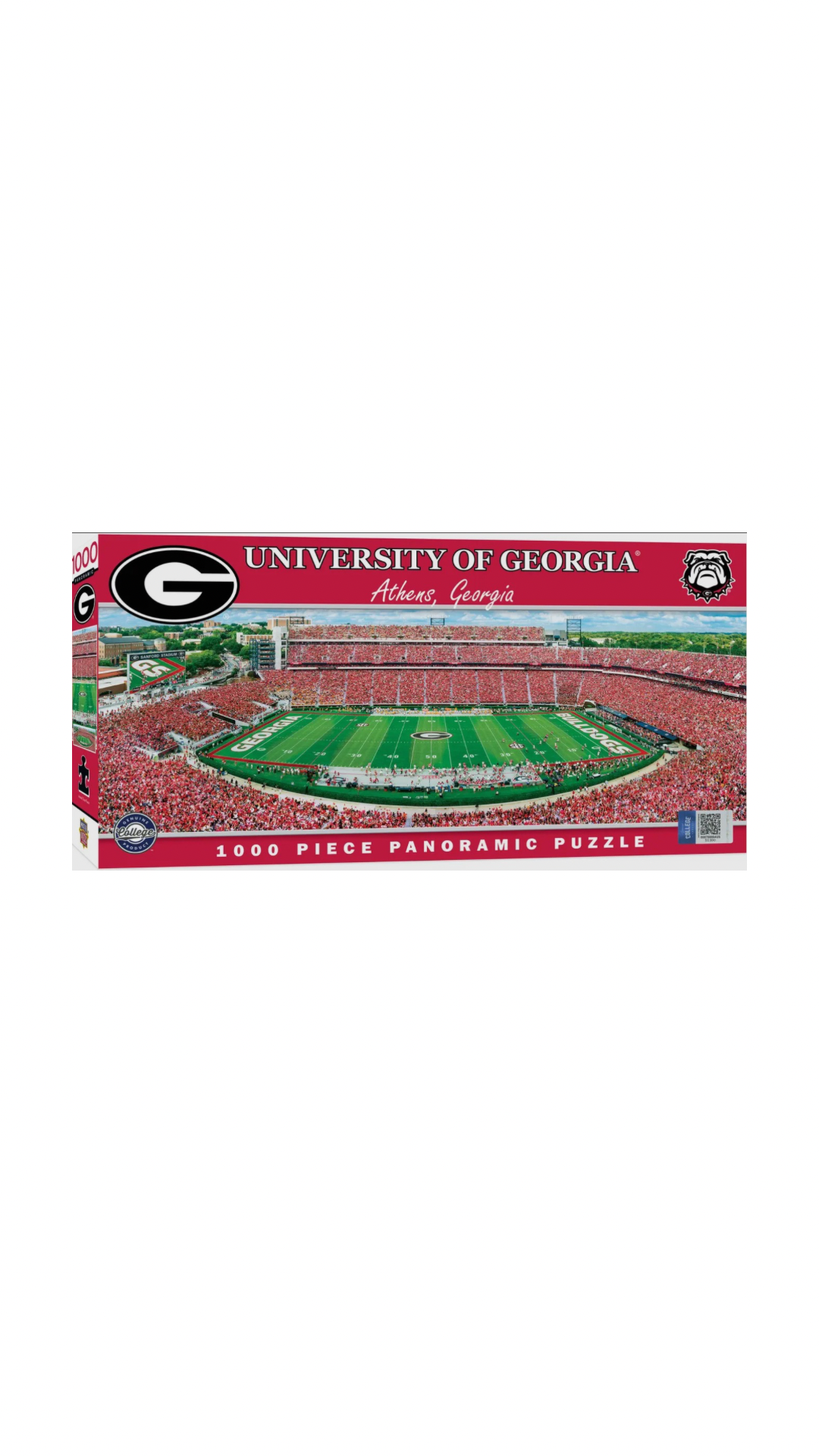 Georgia Bulldogs 1000 Piece Panoramic Puzzle