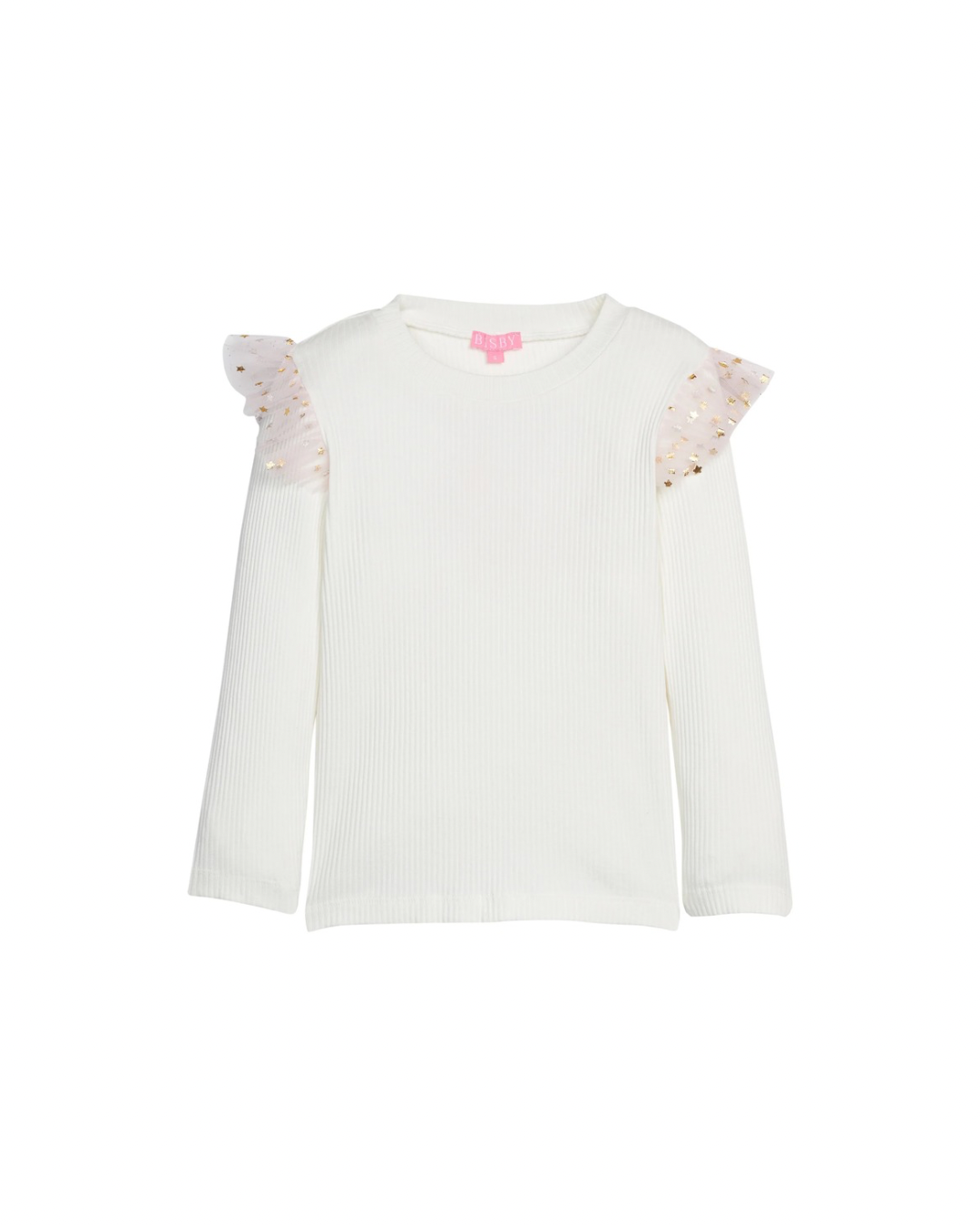 Sadie Top - Pink & Gold Sparkle Stars