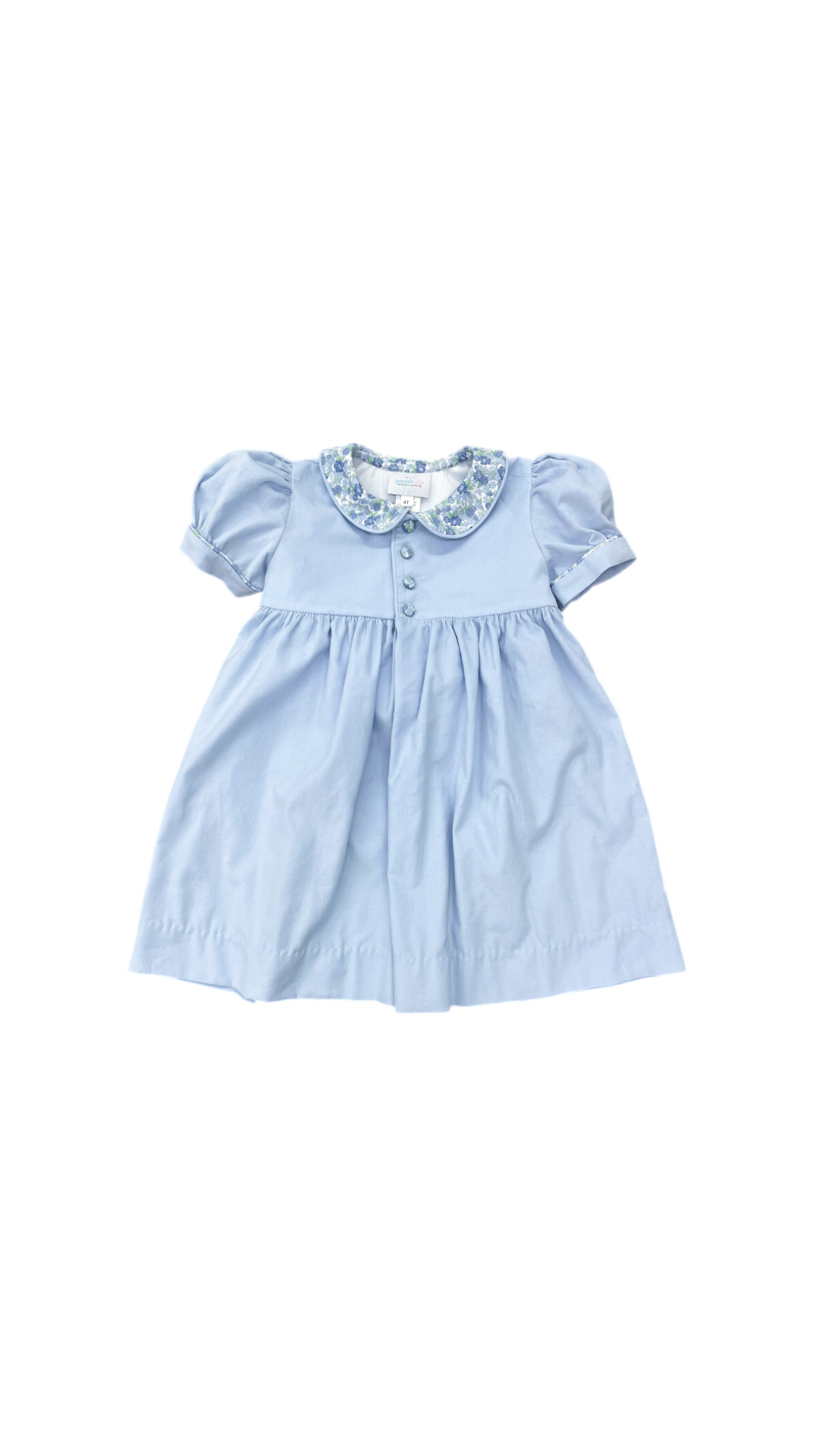 Ava Cord Dress, Ava Blue Floral