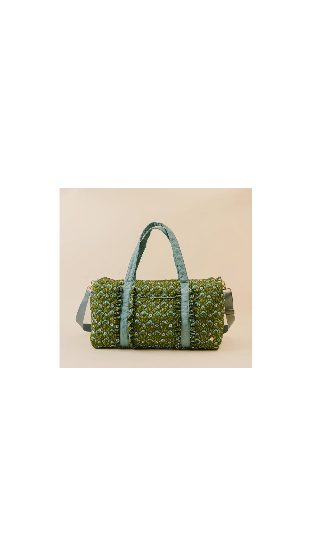 On-The-Go Quilted Weekender Bag - Everblooming Forest Green