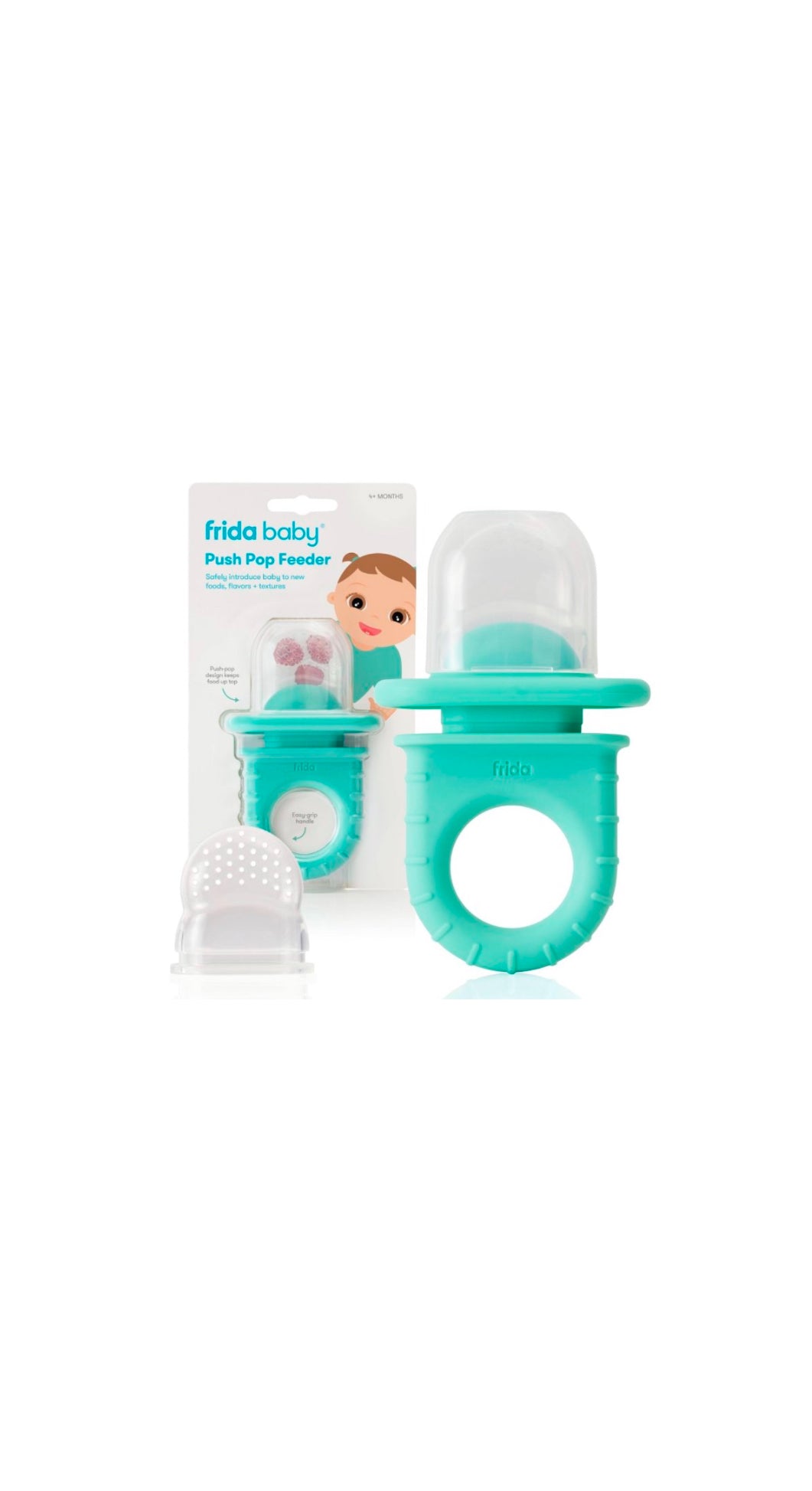 Push Pop Feeder - Vibrant Teal