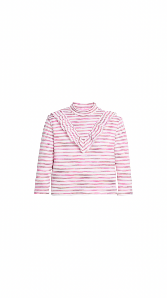 Aspen Top - Recoleta Rose Multi Stripe