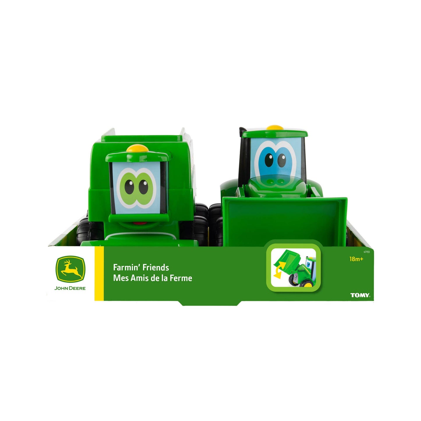 TOMY John Deere Farmin Friends Kids Toy Set (2 pack)