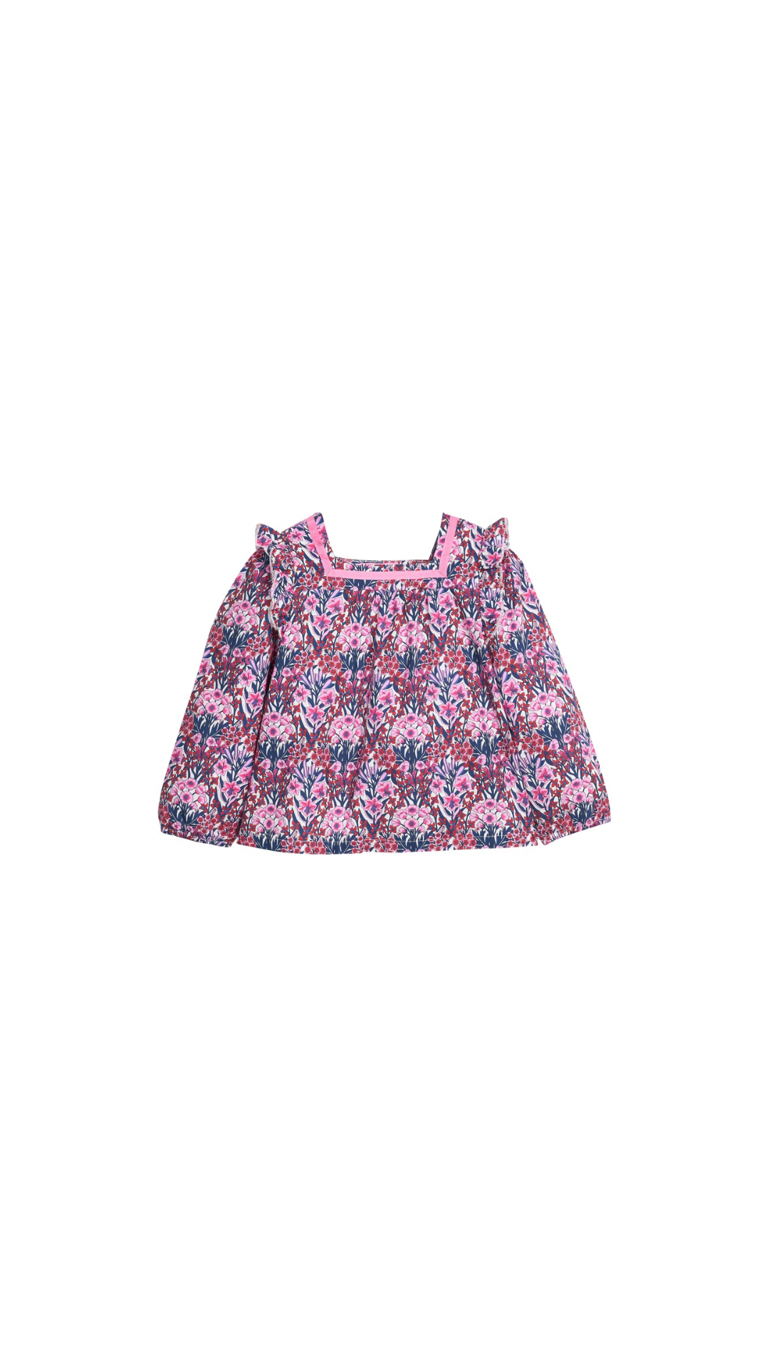 Adams Top - Foxcroft Winter Floral