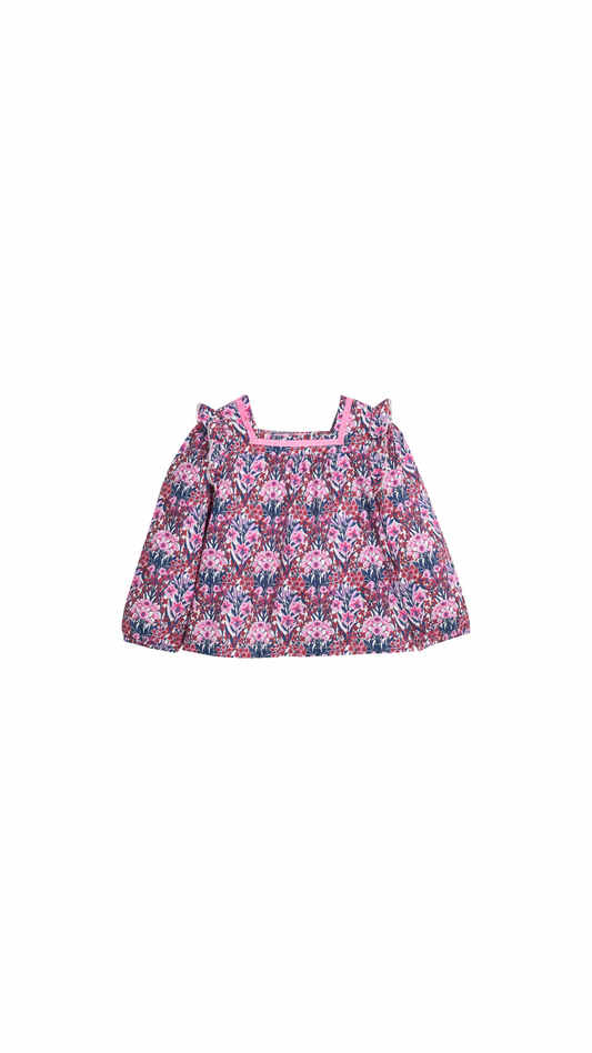 Adams Top - Foxcroft Winter Floral