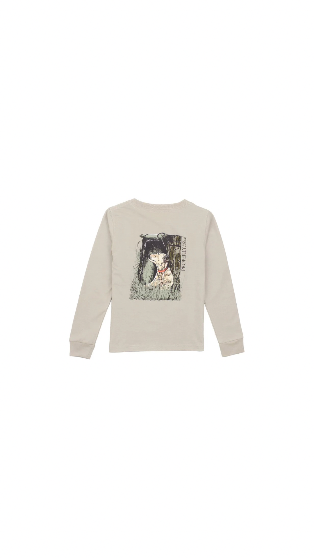Boys Mossy Oak Lab Linen Long Sleeve Tee