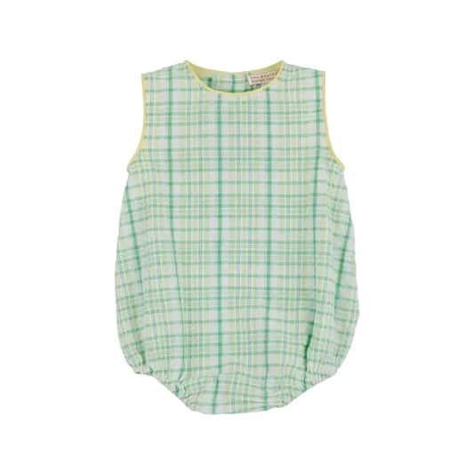 Benjamin Bubble Seersucker Gibson Island Green and Lake Worth Yellow