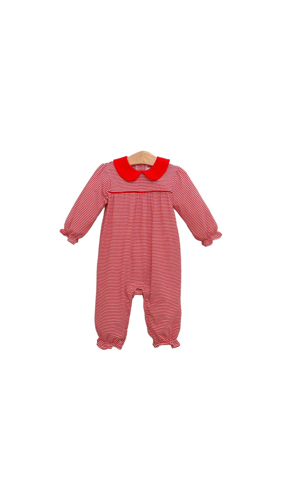 Abigail Romper Red