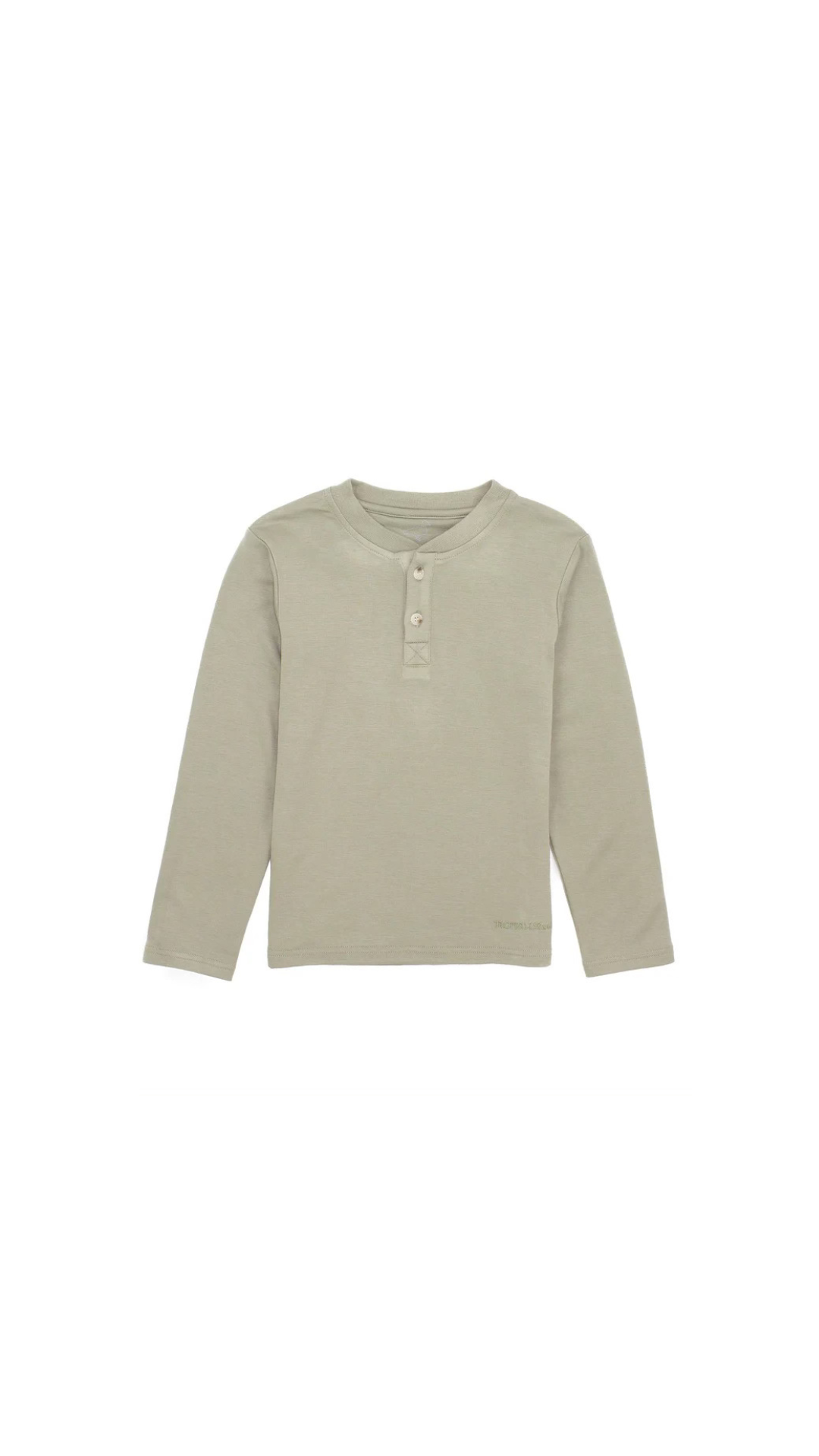 Boys Shoreline Henley Long Sleeve Cedar