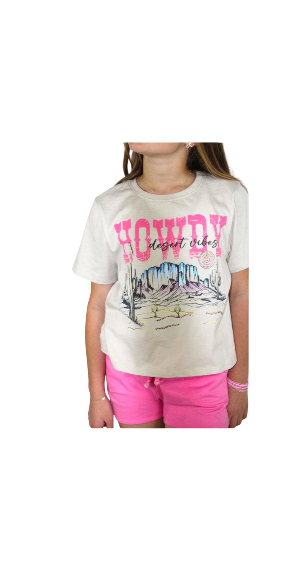 Rhinestones Howdy Desert Vibes Shirt