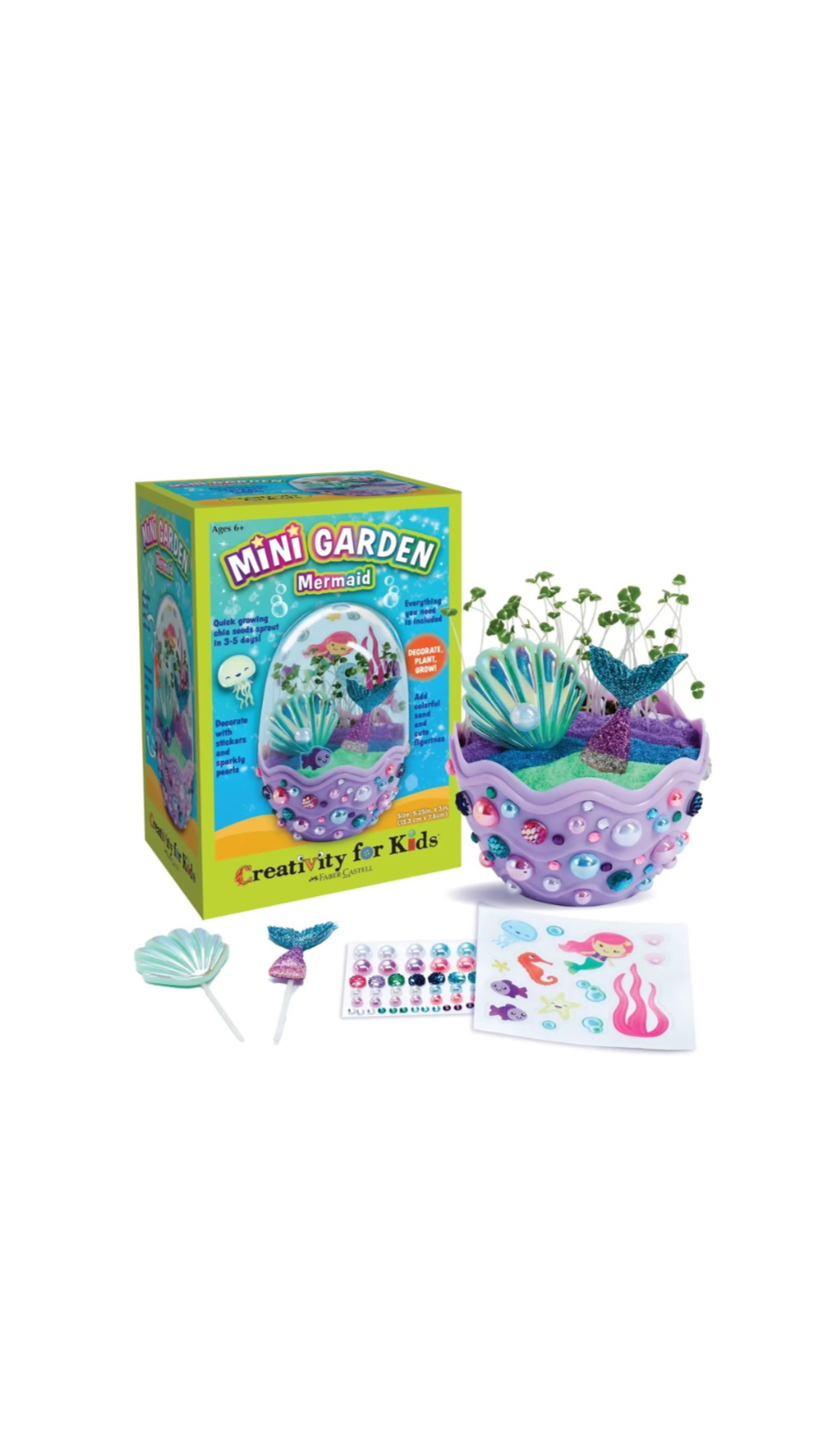 Grow A Mini Garden – Mermaid - DIY Craft Kit For Kids