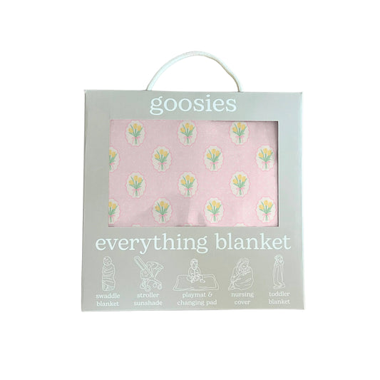 Fancy Tulips - Cottage Pink Everything Blanket