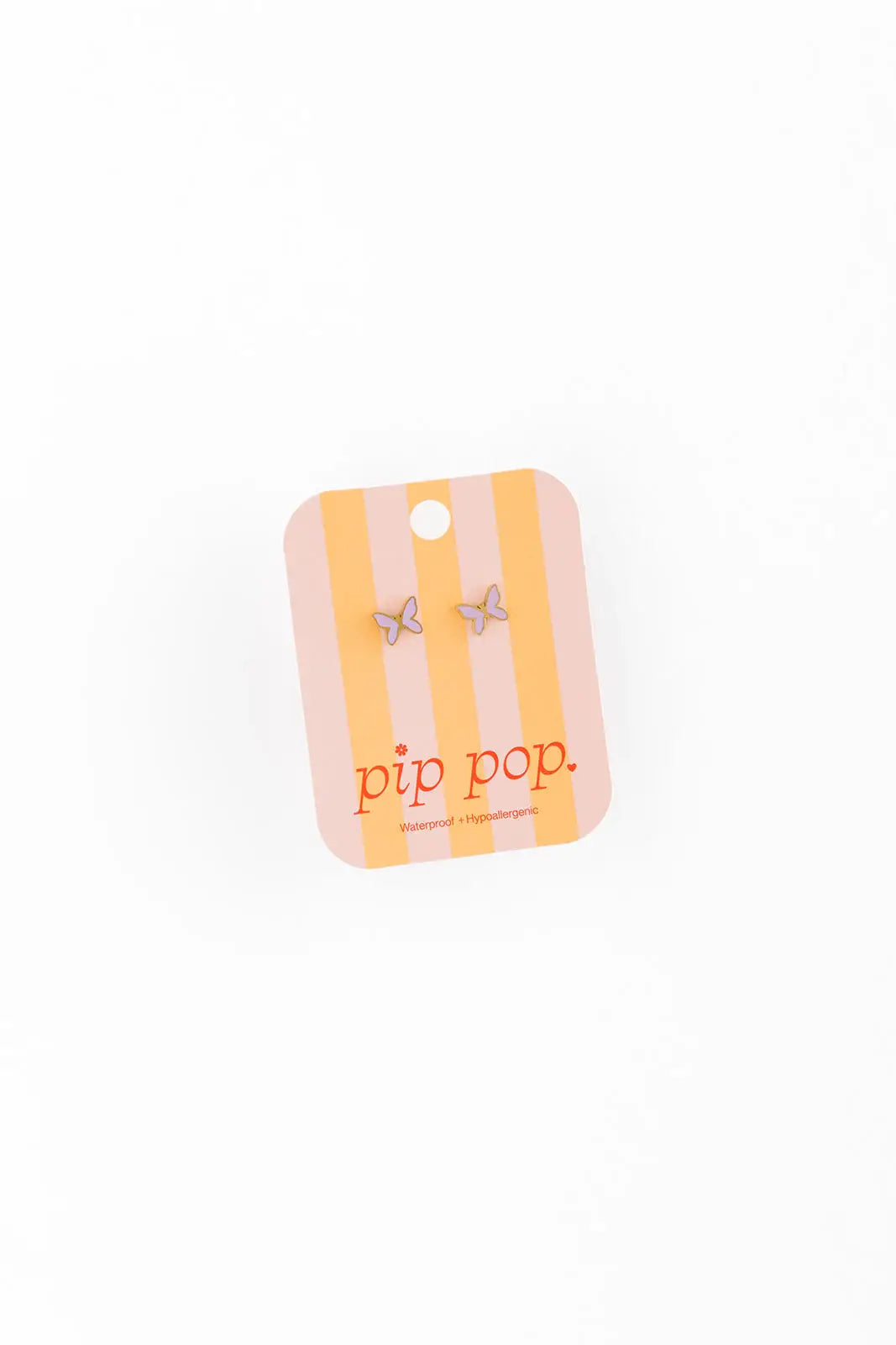 Enamel Butterfly Stud Earrings