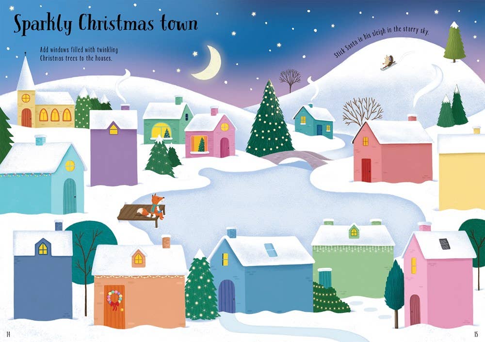 Sparkly Christmas Trees : Usborne