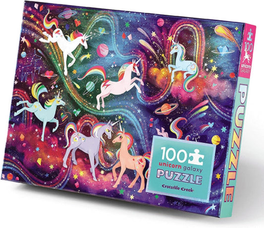 100-Piece Holographic Puzzle -  Unicorn Galaxy