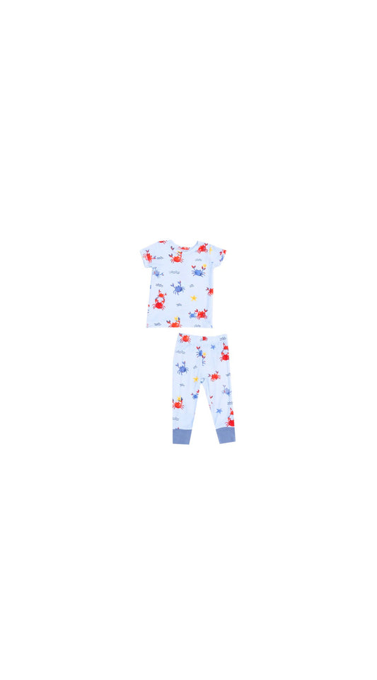 Crayon Crabs Short Sleeve Loungewear Set