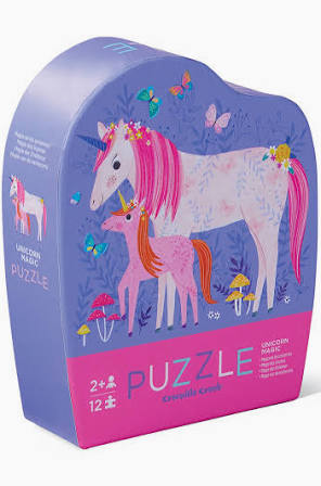 12-Piece Mini Puzzle - Unicorn Magic