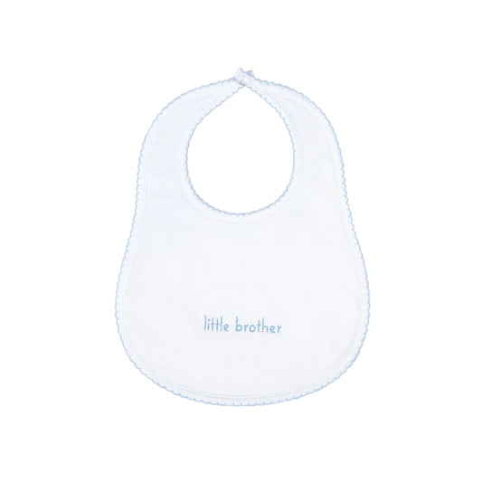 Little Brother Embroidered Bib
