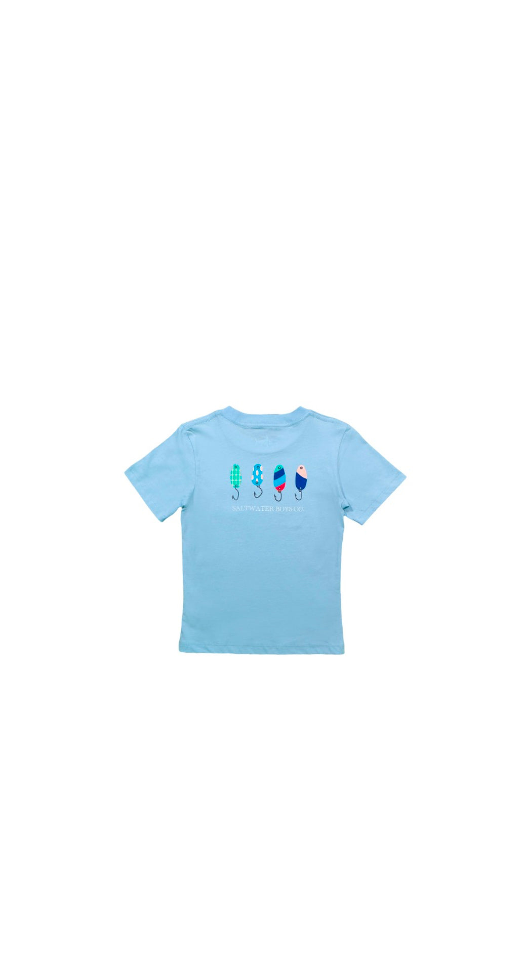 Lures Short Sleeve Graphic Tee, Light Blue