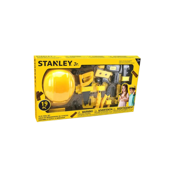 Red Toolbox Stanley Jr. 19-Piece Pretend Play Tool Set