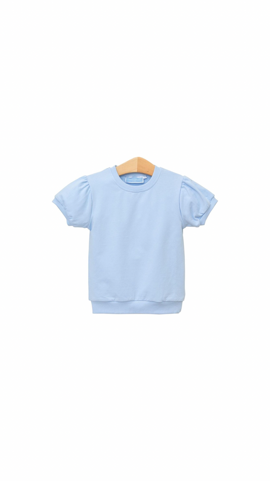Laundry Puff Sleeve Top Light Blue