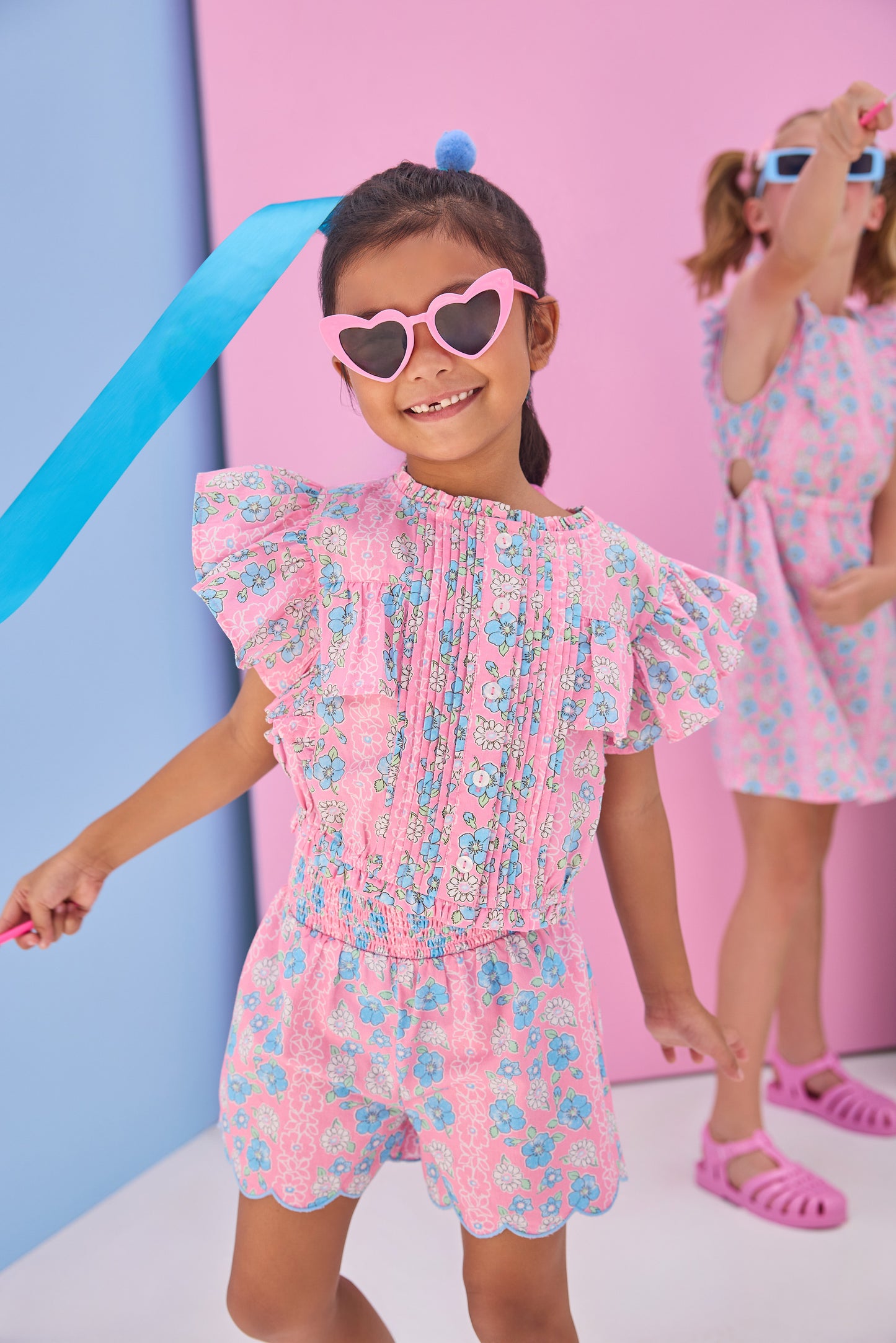 Annie Top- Spring Marguerite Floral