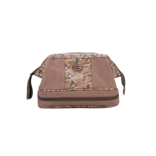 Georgia Bulldogs Camo Canvas Toiletry Bag