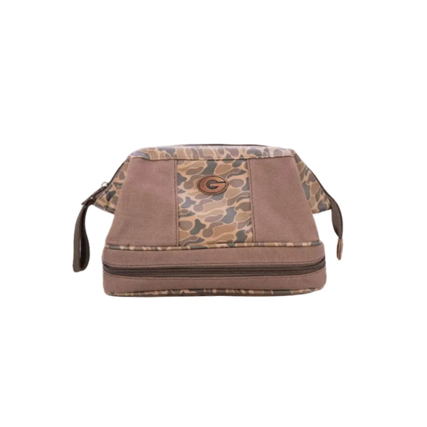 Georgia Bulldogs Camo Canvas Toiletry Bag