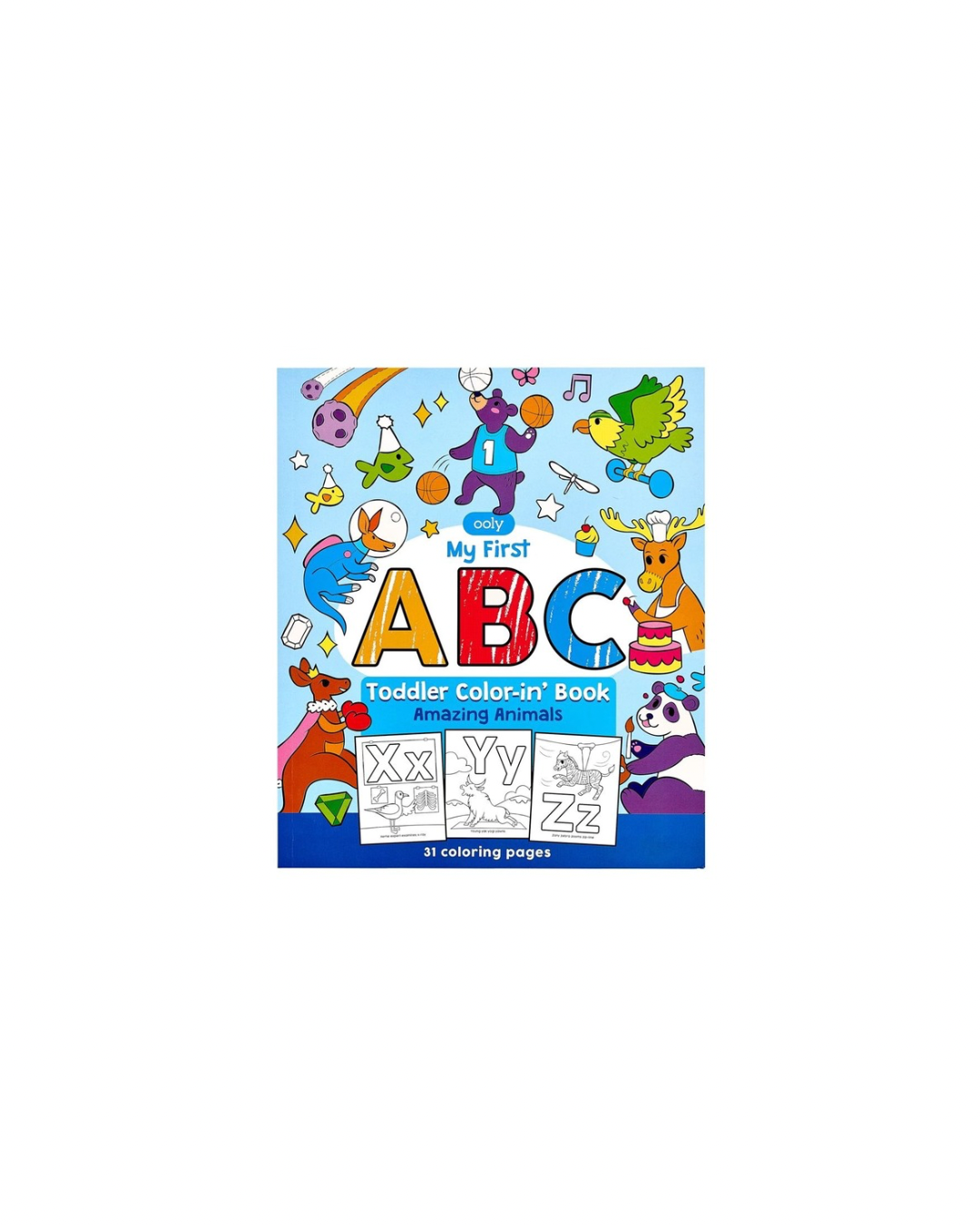 ABC: Amazing Animals Toddler Coloring Book