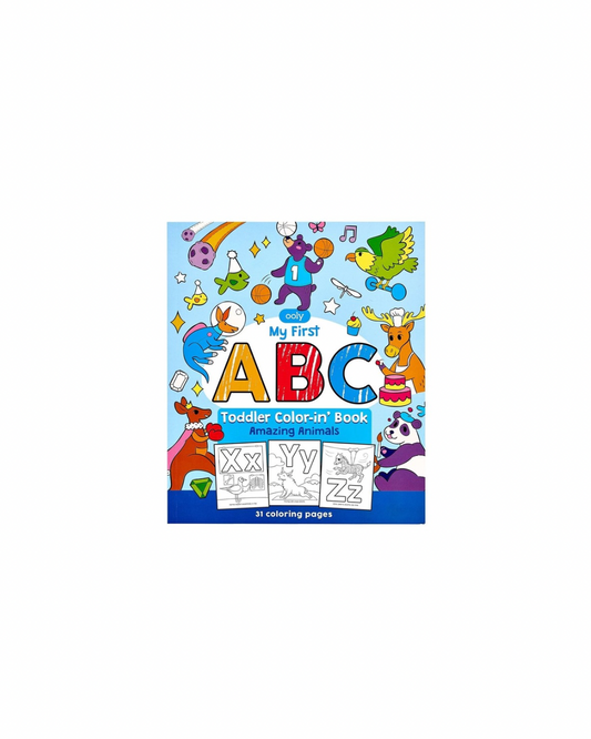 ABC: Amazing Animals Toddler Coloring Book