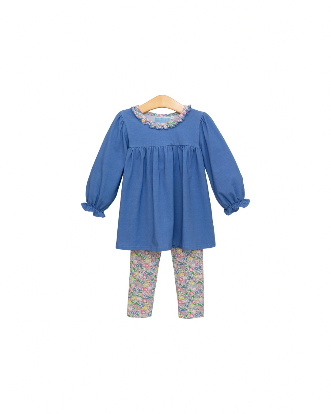 Floral Ruffle Pants Set