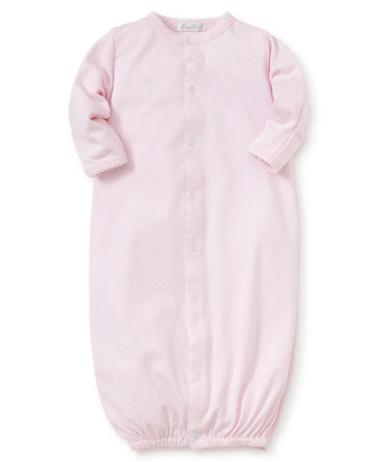 Pink/White New Kissy Dots Print Converter Gown