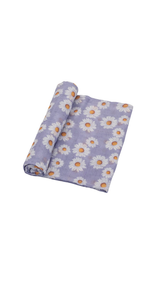 Beautiful Daisy Baby Swaddle Blanket