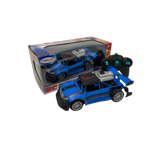 Remote Control Smoke Screen Racer Blue