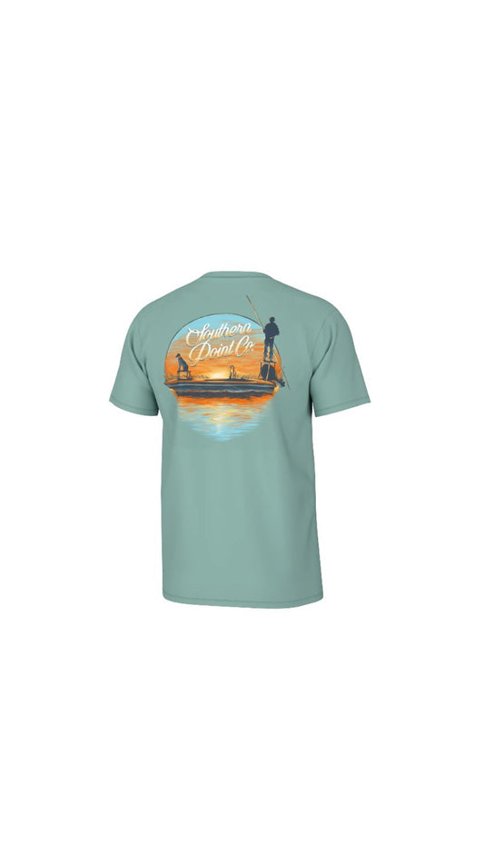 Youth Skiff Skipper Short Sleeve Tee Emerald Coast