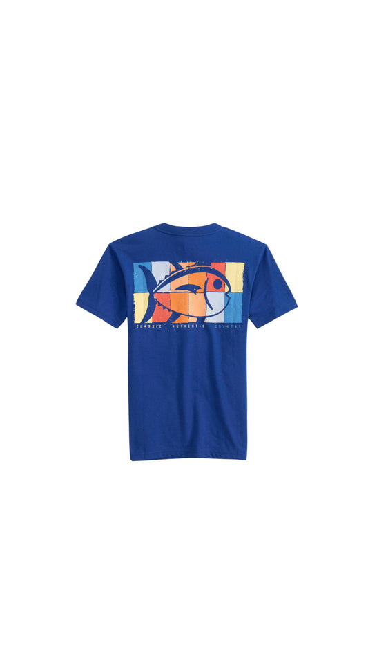 Youth Short Sleeve Technicolor SJ Tee Blue Lolite
