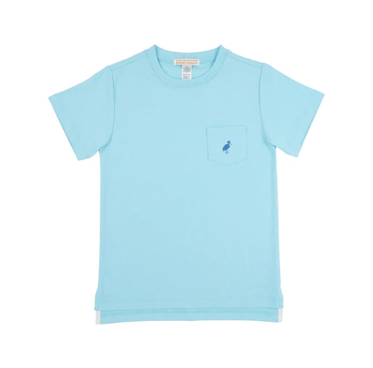 Carter Crewneck Belhaven Blue/Wood Boat Blue
