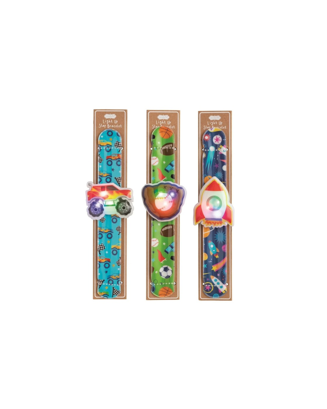 Boy Light-Up Slap Bracelets