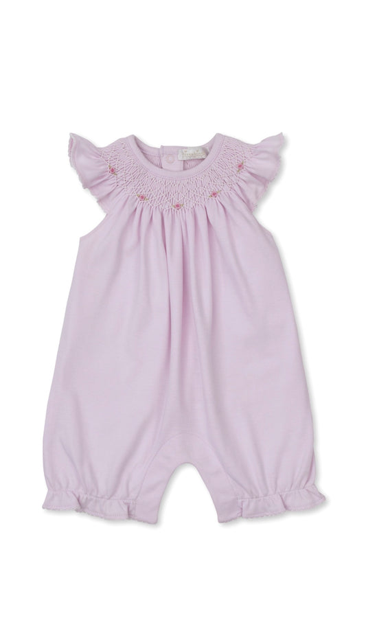 CLB Summer Bishop 26 Short Play w/ Hand Smocking Pink