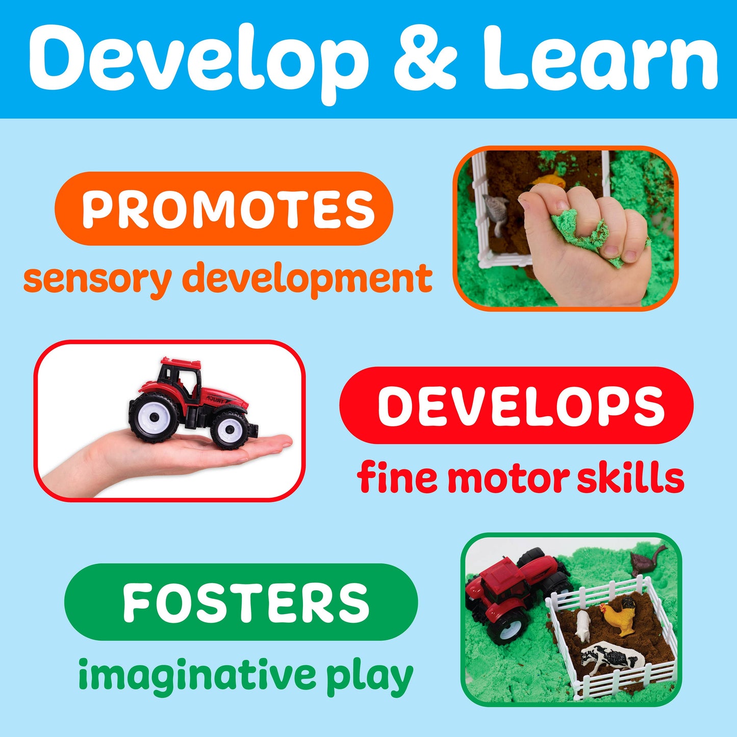 Sensory Bin Farm Activity Kit