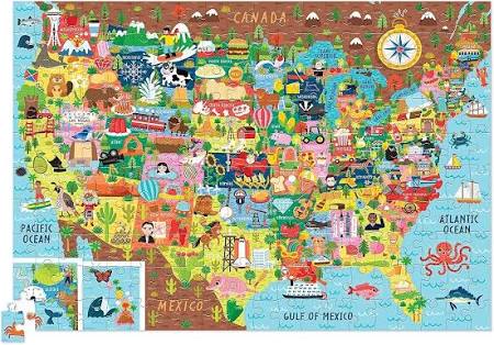 200-Piece Puzzle - USA Shaped Box