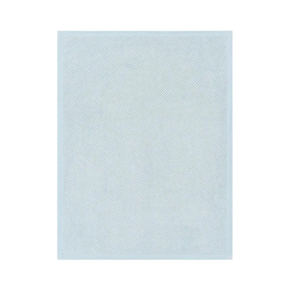 Harborview Herringbone Sky Mini Blanket