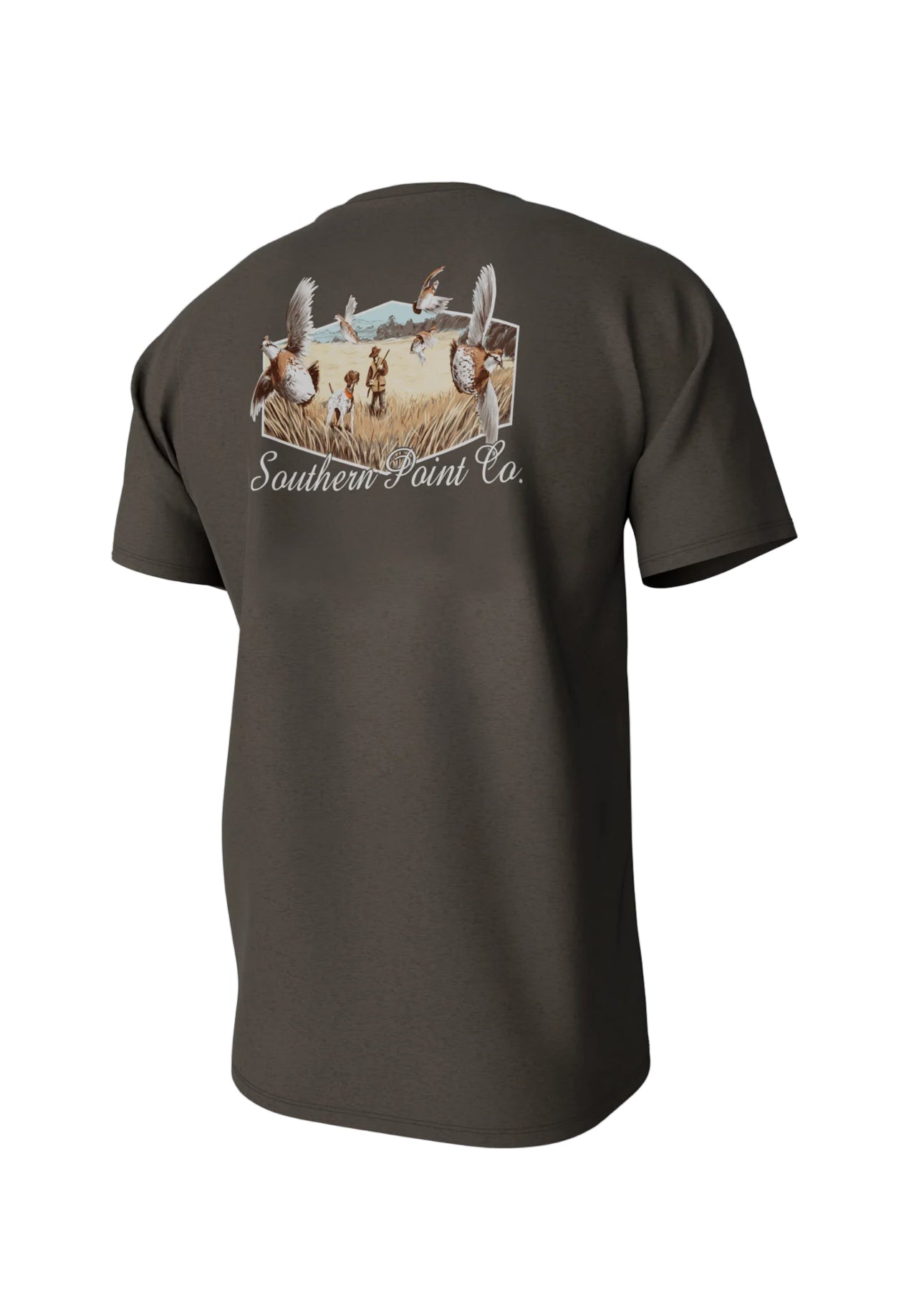 Youth Covey Rise Sleeve Pocket Tee - Gunstock