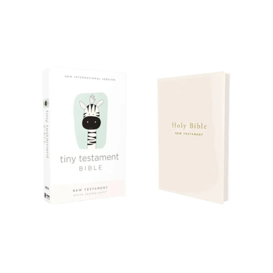 NIV Tiny Testament Bible New Testament Leathersoft White