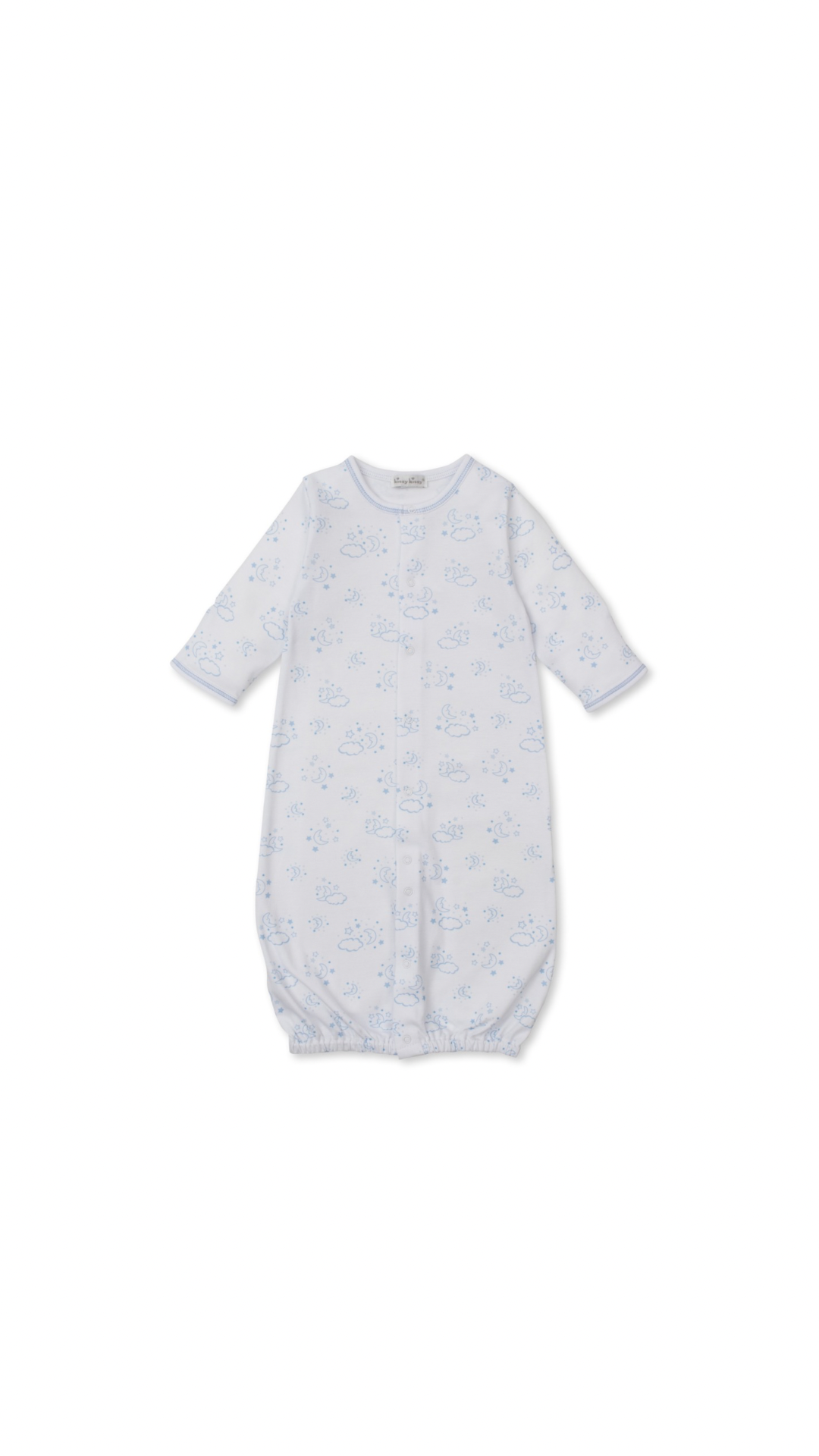 Cheerful Good Night Light Blue Converter Gown