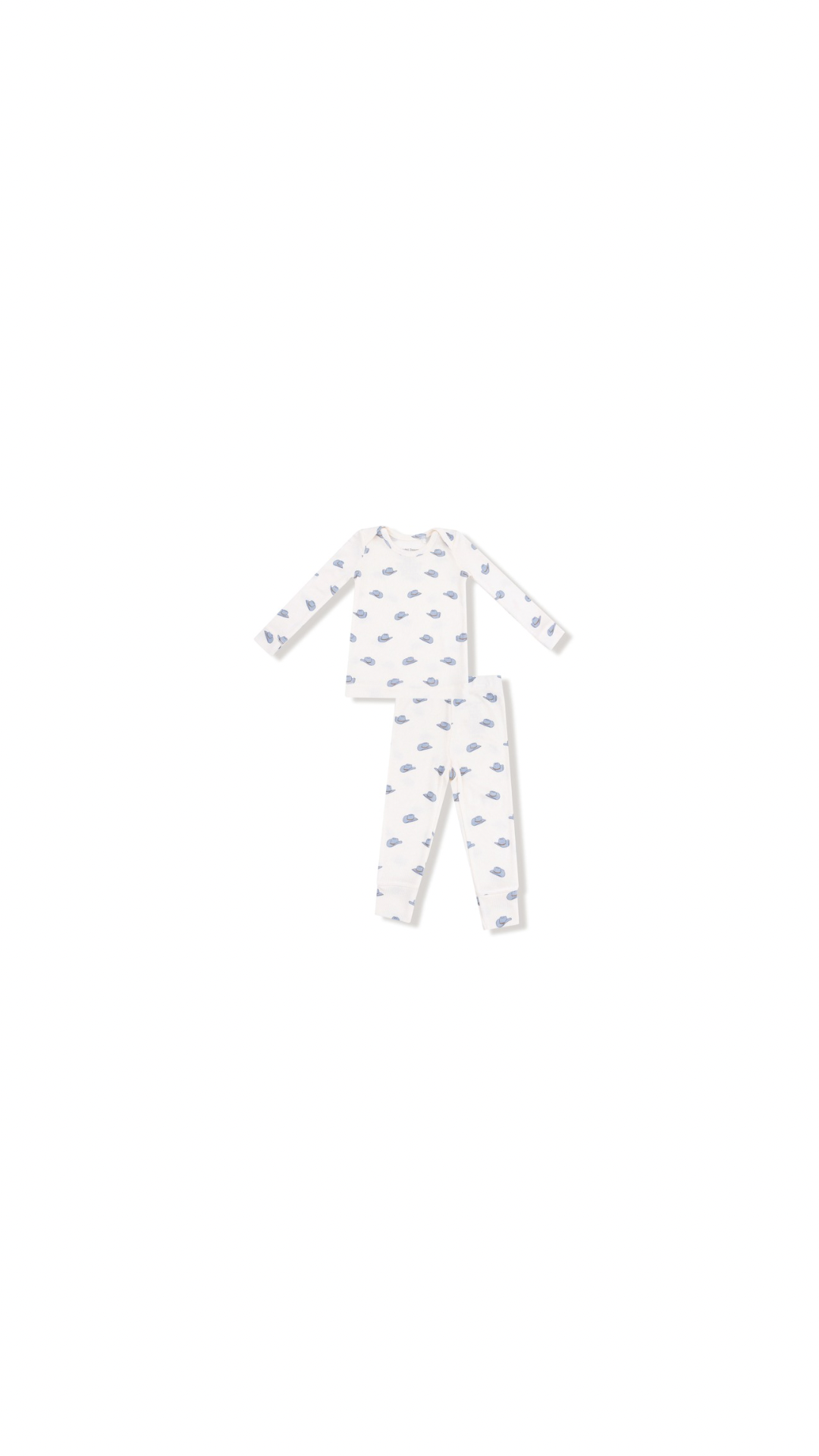 Petite Cowboy Hats - Long Sleeve Loungewear Set