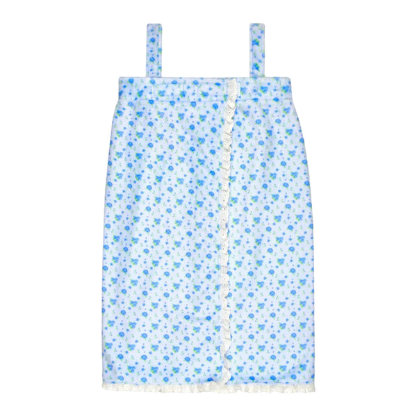 Blue Ditsy Spa Wrap