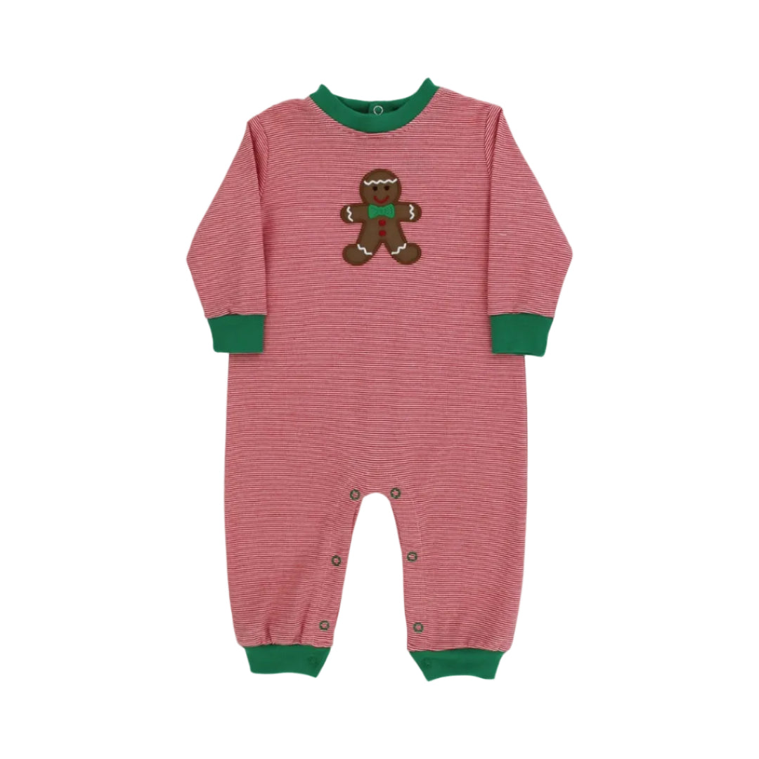 Jolly Gingerbread Knit Romper