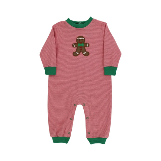 Jolly Gingerbread Knit Romper