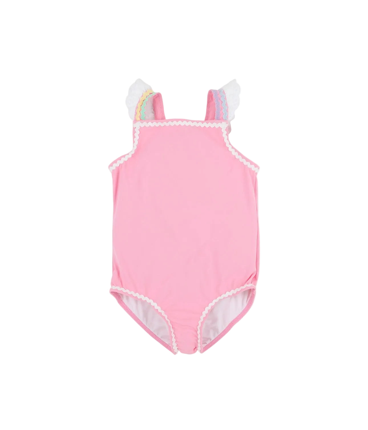 Long Bay Bathing Suit Hamptons Hot Pink/Worth Ave White/Multicolor